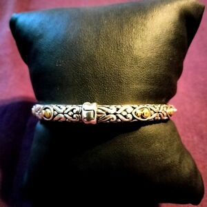 EFFY 18K Yellow gold & 925 sterling silver bracelet